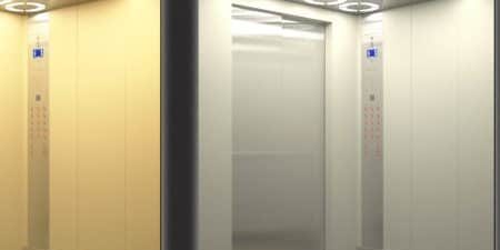  Examples of Mogilevliftmash machine-room-less elevators; images courtesy of Mogilevliftmash