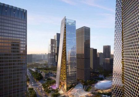 BIG Unveils Skyscrapers to Join Shenzhen "Green Belt" Development