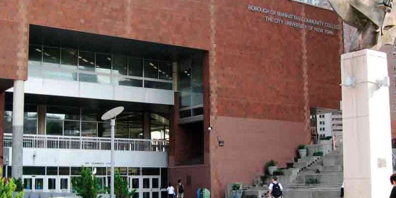 Borough-of-Manhattan-Community-College-Escalera mecánica-Reemplazo