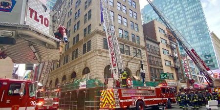 Boston Fire Department Responds to Elevator Room Fire