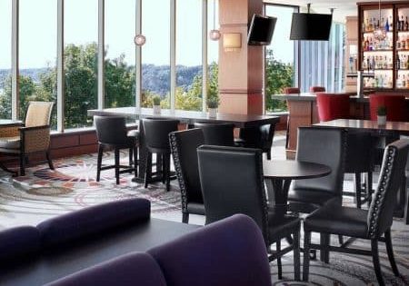 The meeting is planned at the Marriott on the Falls lobby bar; image courtesy  of Tripadvisor®. 