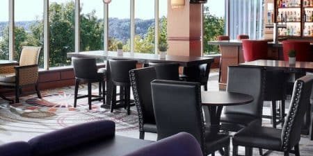 The meeting is planned at the Marriott on the Falls lobby bar; image courtesy  of Tripadvisor®. 