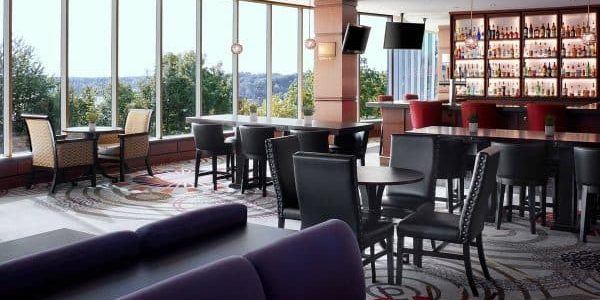 The meeting is planned at the Marriott on the Falls lobby bar; image courtesy  of Tripadvisor®. 