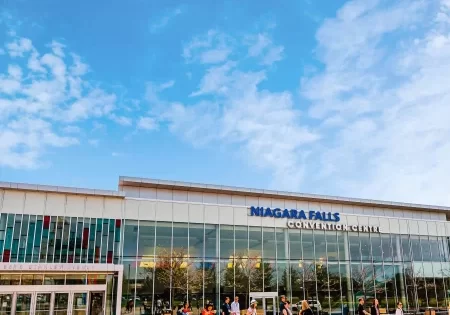 The meeting of the newly christened Elevate-HER is planned at the Niagara Falls Convention Centre; image courtesy of niagarafallstourism.com. 
