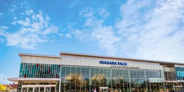 The meeting of the newly christened Elevate-HER is planned at the Niagara Falls Convention Centre; image courtesy of niagarafallstourism.com. 