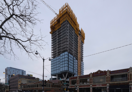 160 North Morgan Street; photo by Jack Crawford for Chicago YIMBY