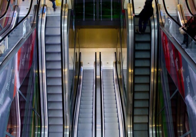 Child Falls from Escalator Handrail in China Shopping Mall