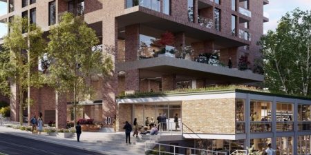 Chipperfield Looking southwest to the podium, image courtesy of David Chipperfield Architects