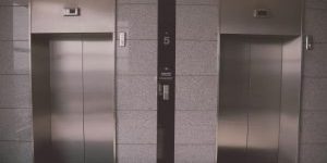 Close Call for Man in Russian Apartment Elevator