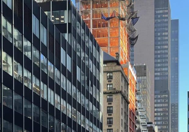 Construction Of NYC Residential Tower Passes Halfway Mark