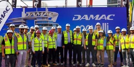 DAMAC's 71-Story Cavalli Tower Marks Major Milestone in Dubai