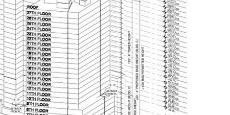 This image shows a J-shaped massing; image courtesy of NYC Department of Buildings.
