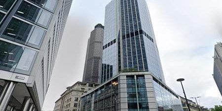 Existing building at 99 Bishopsgate; image via Building Design