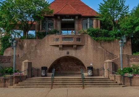 LIRR Forest Hills station in Queens, NY; photo by Leo Chiou for Wikipedia