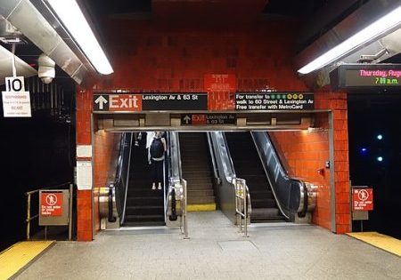 Ten escalators at the Lexington Avenue-63rd Street station will be replaced; photo by Tdorante10 for Wikimedia Commons.