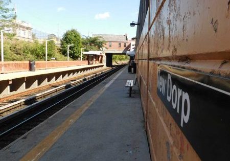 Elevator Work Progressing at Staten Island Railway Station