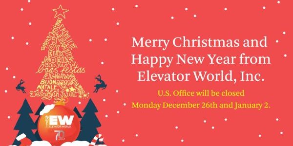 Elevator World Holiday Closings