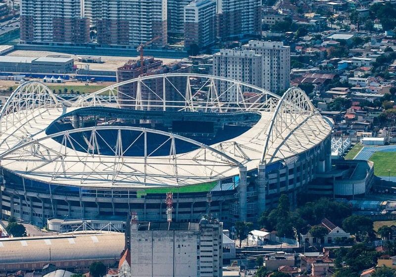 Nilton Santos Stadium; photo by Gabriel HeusilBrasil2016.gov.br for Wikipedia