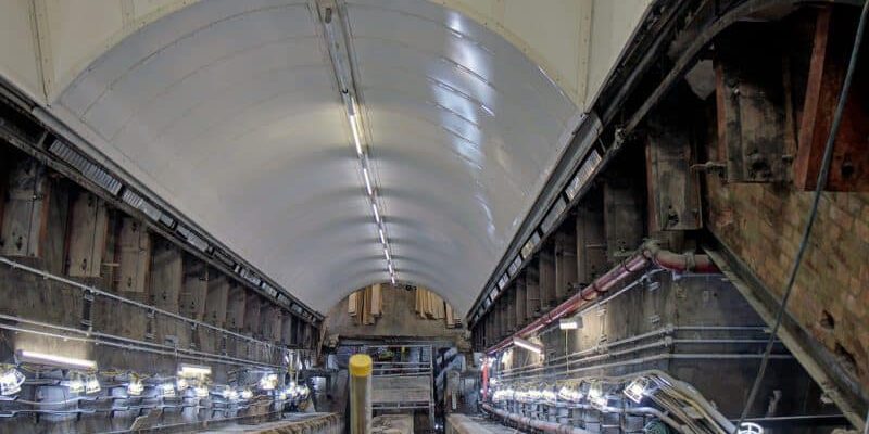 Escalator Replacement Underway at London Tube Station