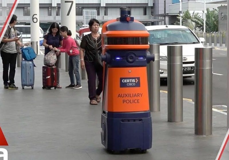 Escalators Under Control, But Can the Robocop use them?