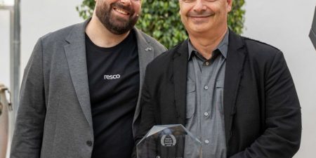 (l-r) Lukas Lesko, Resco's head of support, and Jonathan Taub
