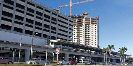 The Dadeland North Metrorail Station parking garage; image courtesy of Miami Today