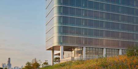 FOR-SALE CHICAGO BUILDING PITCHED AS HIGH-END OFFICE SPACE 1229 West Concord Place; image courtesy of Sterling Bay