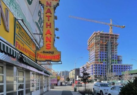 Five Otis Traction Elevators for Two-Tower Coney Island Complex