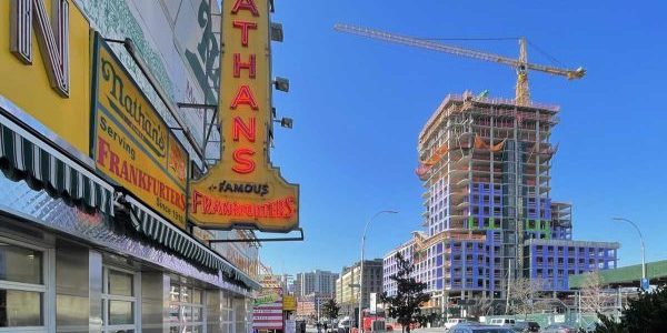 Five Otis Traction Elevators for Two-Tower Coney Island Complex