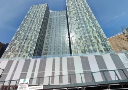 1440 Amsterdam Avenue joins the Harlem neighborhood; image courtesy of Cyclomedia.