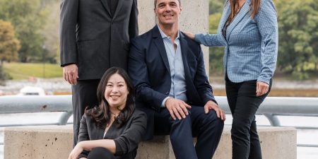 GUNN CONSULTANTS NAMES WOLSEY TORONTO BRANCH MANAGER Devin Wolsey, left, with the Toronto team including (l-r) Evelyn Tong, Eric Peterson and Lilliane Peterson
