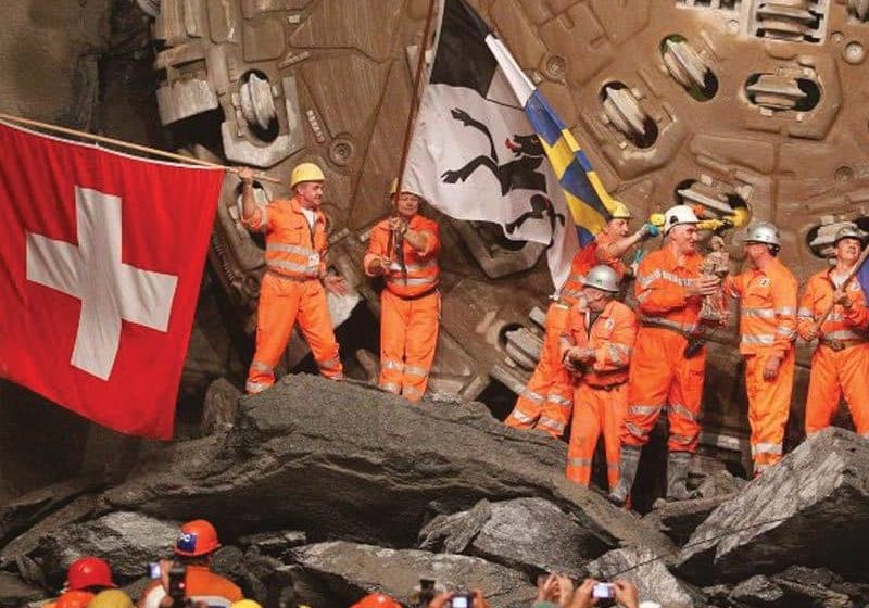 Gotthard Tunnel Celebration