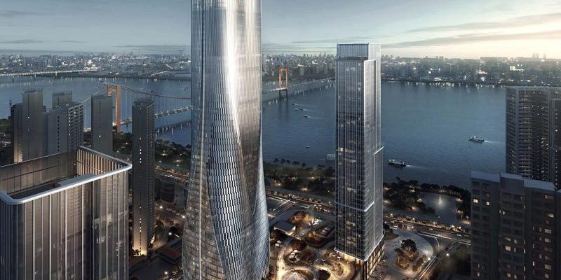 Ground Breaks On Wuhan, China, Landmark Tower