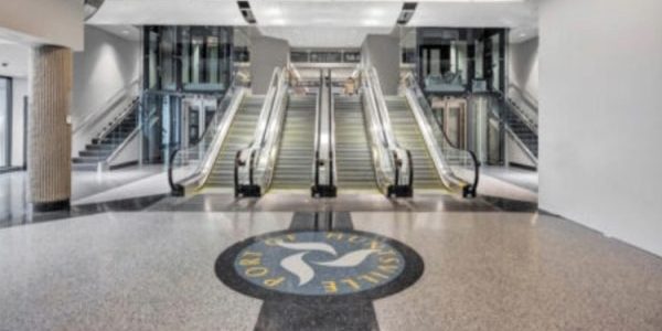 The renovation features new escalators and more; image courtesy of Robins & Morton. 