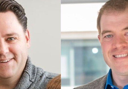 (l-r) Graham Kawulka and Calvin Austrom