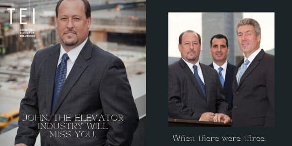 Images courtesy of TEI Group; In the photo on the right are (l-r) Fichera, TEI Executive Vice President Michael Staub and TEI President Mark Gregorio.