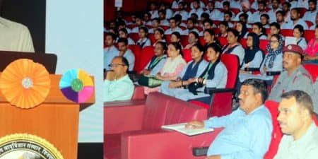 Attendees listen to a presentation; image courtesy of the Daily Excelsior. 