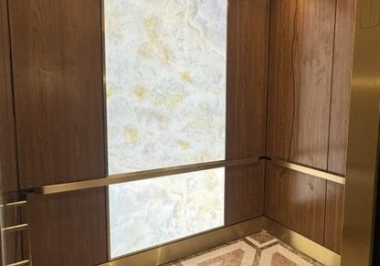 Panel for Lumigraf’s long-standing partner Retro Elevator