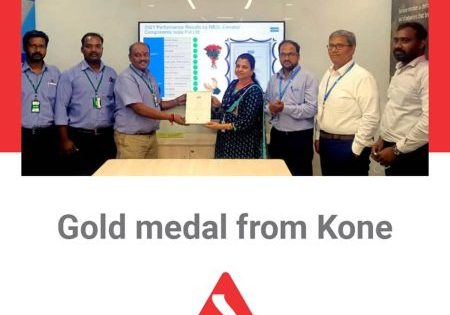 KONE India Supplier Recognized for Outstanding Performance