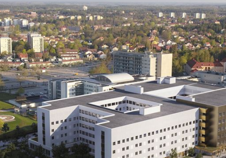 Region Västmanland's new emergency hospital; image courtesy of KONE