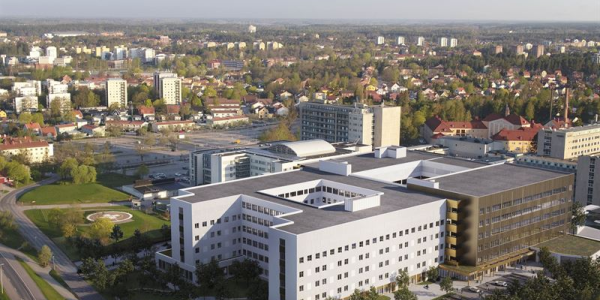 Region Västmanland's new emergency hospital; image courtesy of KONE