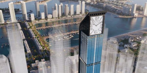 The 106-story Franck Muller Aeternitas Tower in Dubai Marina; image courtesy of KONE