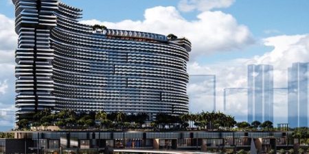 Designed by ADC, the mega development will include retail, dining, cultural and entertainment facilities, offices, serviced apartments and a five-star hotel; image courtesy of KONE.