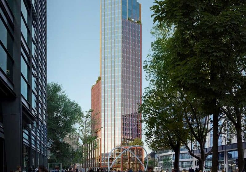 KPF Reveals Plan for 37-Story East London Office Tower