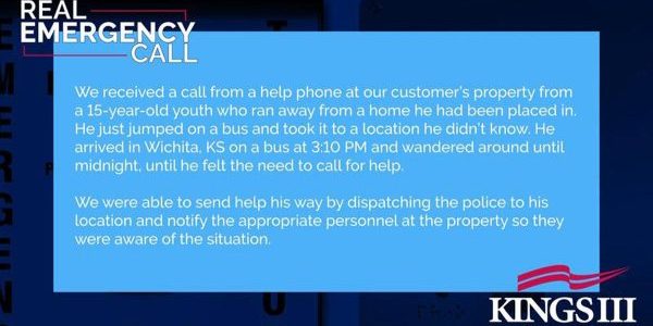 Kings III "Real Emergency Calls" Series Aims to Raise Awareness