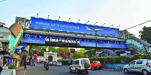 Kolkata, India FOB Escalator Reopens for Public Use