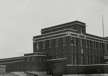 The water plant was built in the 1920s; image courtesy of City of Waukegan.