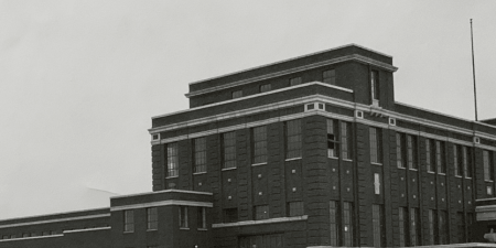 The water plant was built in the 1920s; image courtesy of City of Waukegan.