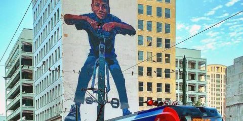 The Scanlan Building’s famous mural; image courtesy of Houston Architecture Information Forum