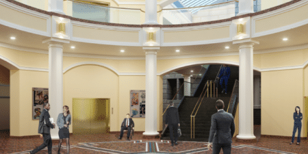 Problematic escalators will be replaced by a staircase; image courtesy of Pennsylvania DGS. 